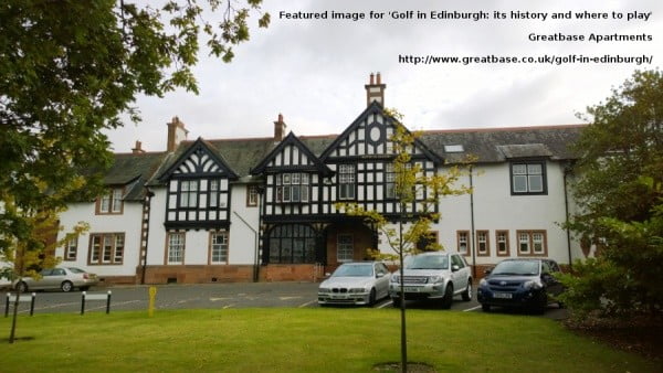 Royal Burgess Golfing Society clubhouse