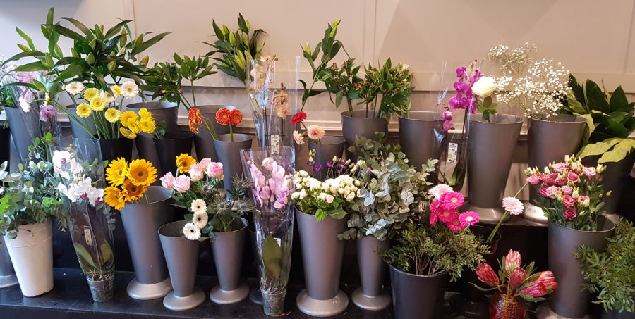 Banks Florists Edinburgh display
