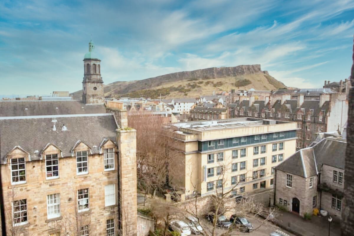 Wonderful Views from Blckfrairs Street self-catering apartments in Edinburgh