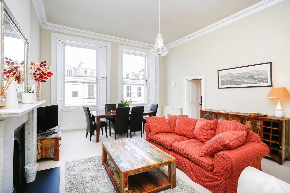 Bright Self-catering Apartment In Edinburgh - Albany Street